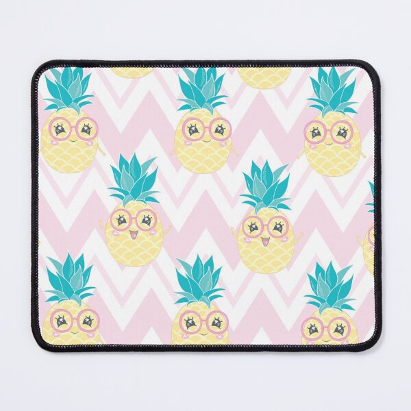 Item preview, Fun pineapple faces seamless designed and sold by Gurshnet68.