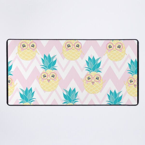 Item preview, Fun pineapple faces seamless designed and sold by Gurshnet68.