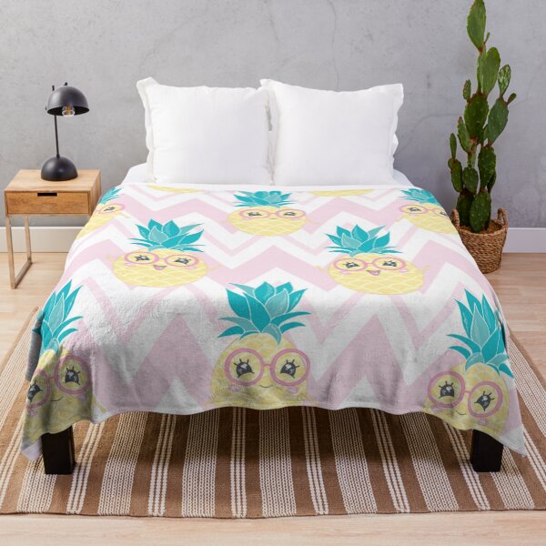 Item preview, Fun pineapple faces seamless designed and sold by Gurshnet68.