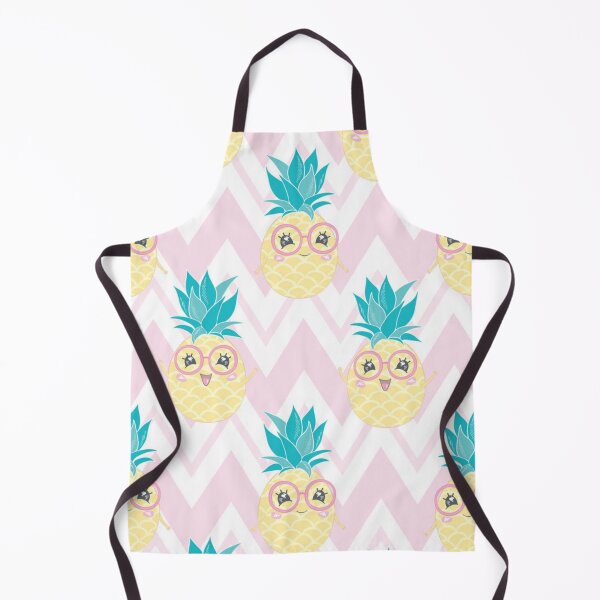 Item preview, Fun pineapple faces seamless designed and sold by Gurshnet68.