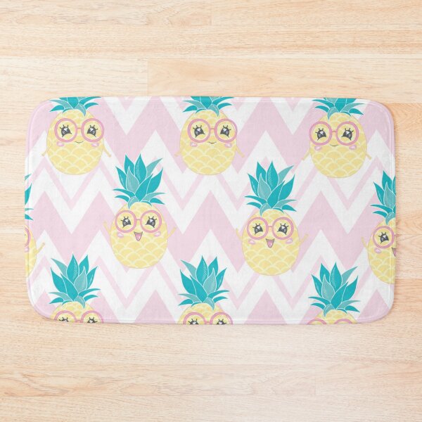Item preview, Fun pineapple faces seamless designed and sold by Gurshnet68.