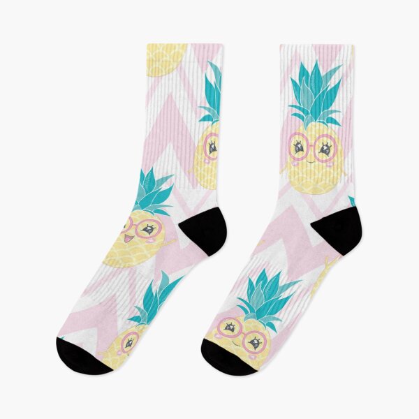 Item preview, Fun pineapple faces seamless designed and sold by Gurshnet68.