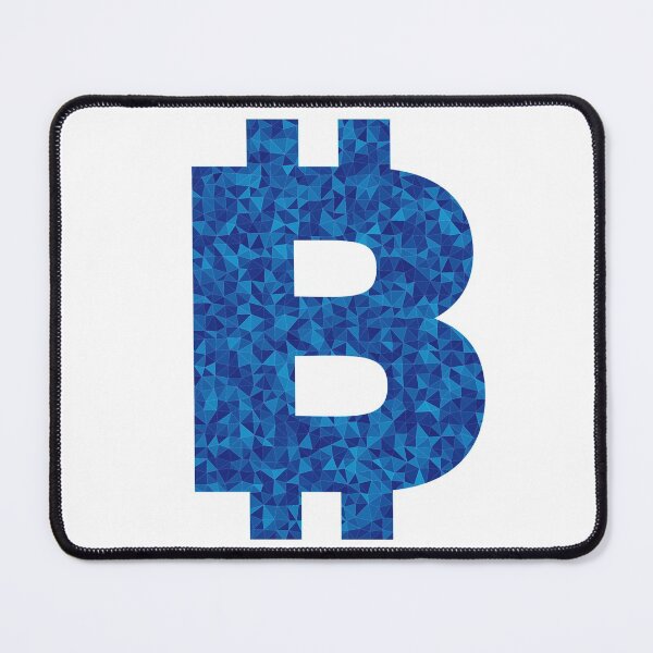 Item preview, Bitcoin Iconic Blue Marble Design designed and sold by BitcoinDesigns.