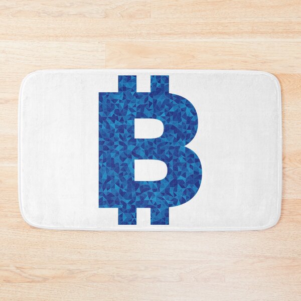 Item preview, Bitcoin Iconic Blue Marble Design designed and sold by BitcoinDesigns.