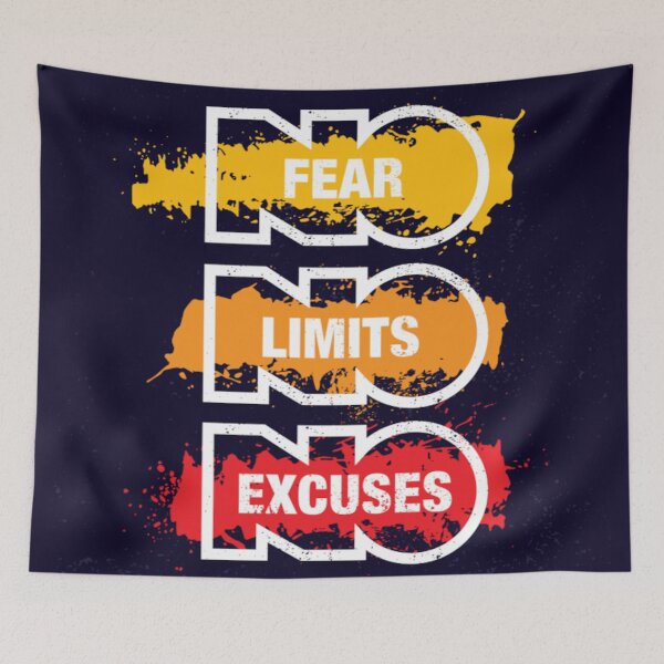 Item preview, No Fear. No Limits. No Excuses. designed and sold by Golden-place.