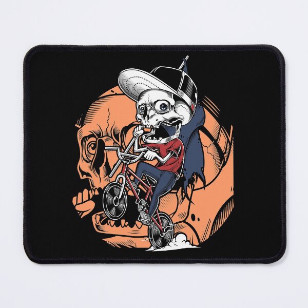 Item preview, Skull Riding BMX Bike Skeleton Bicycle Mountain Biker designed and sold by grinta2021.