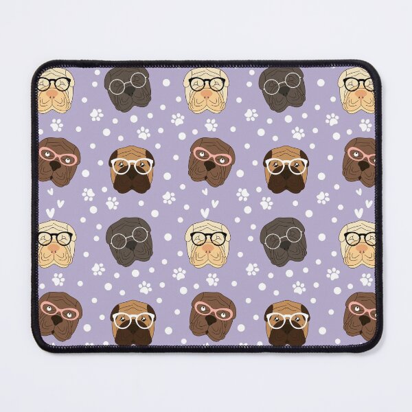 Item preview, Cute Shar Pei Dogs with Glasses designed and sold by Lulupainting.