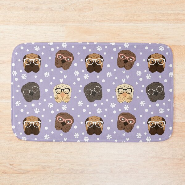 Item preview, Cute Shar Pei Dogs with Glasses designed and sold by Lulupainting.