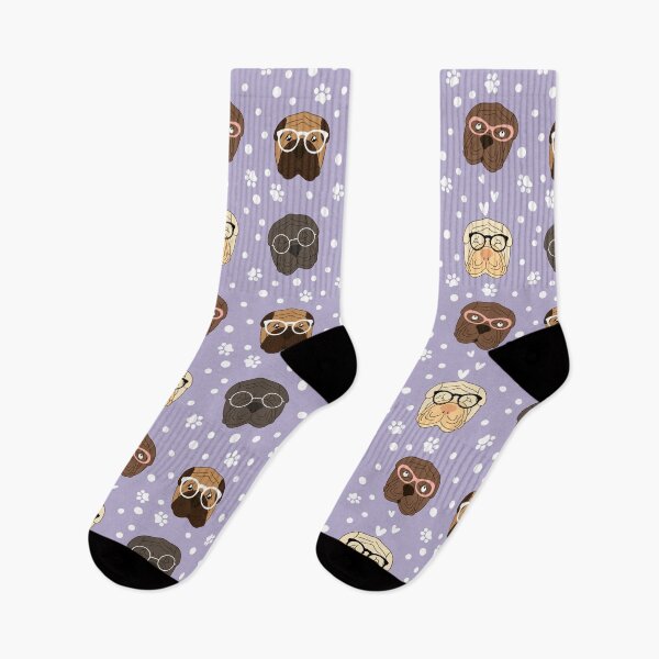 Item preview, Cute Shar Pei Dogs with Glasses designed and sold by Lulupainting.