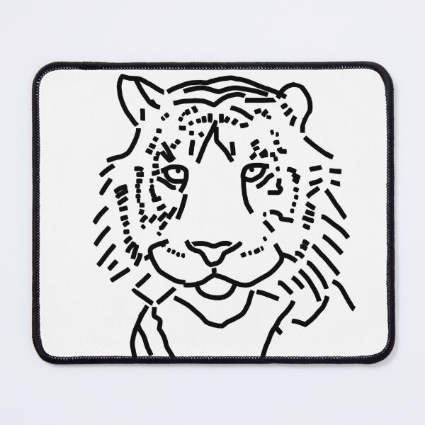 Item preview, Tiger Outline designed and sold by ellenhenry.