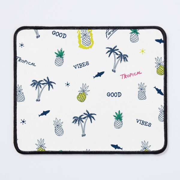Item preview, Summer seamless pattern.Pineapple,palm tree, shark drawing.Fun t-shirt design for kids.Vector illustration design for fashion fabrics, textile graphics, print for Men's & Women's Fashion designed and sold by TeeFashionShop.