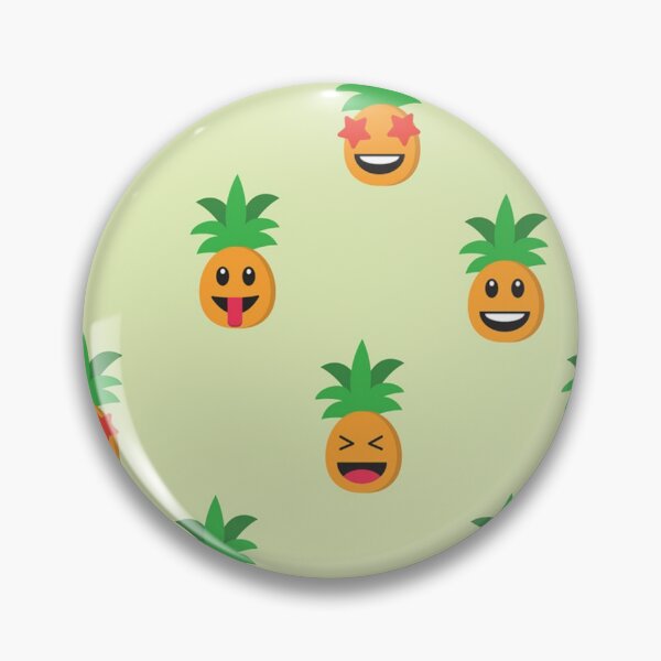 Item preview, Fun pineapple faces seamless designed and sold by Gurshnet68.