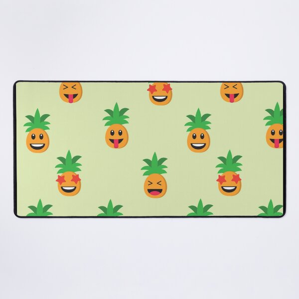 Item preview, Fun pineapple faces seamless designed and sold by Gurshnet68.
