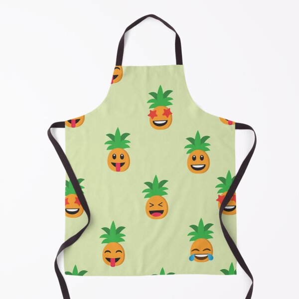 Item preview, Fun pineapple faces seamless designed and sold by Gurshnet68.