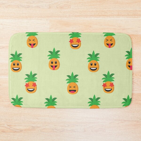 Item preview, Fun pineapple faces seamless designed and sold by Gurshnet68.