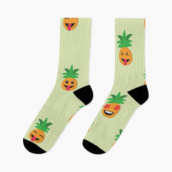 Item preview, Fun pineapple faces seamless designed and sold by Gurshnet68.