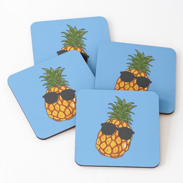 Item preview, Cool Pineapple with Summer Glasses designed and sold by LostTraveller.