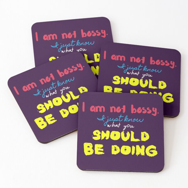 Item preview, I Am Not Bossy I Just Know What You Should Be Doing Purple - Funny designed and sold by Programmer's  Life and Humor.