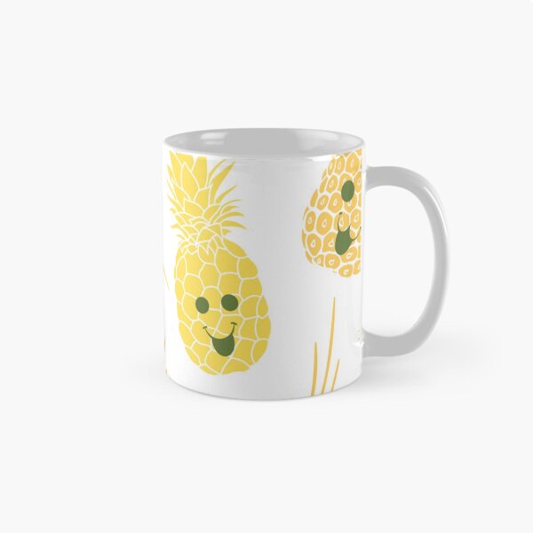 Item preview, Fun pineapple faces seamless designed and sold by Gurshnet68.