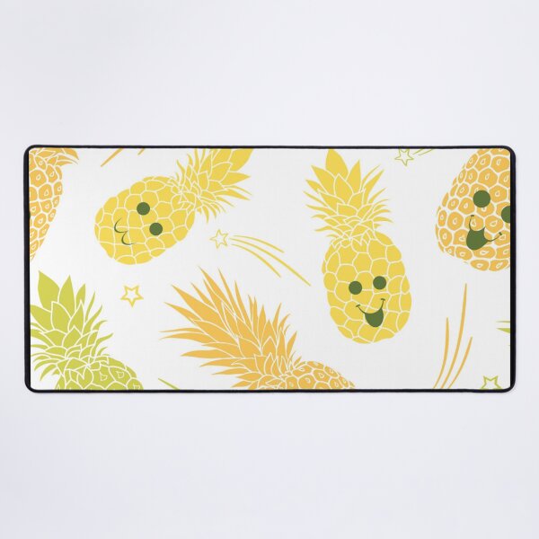 Item preview, Fun pineapple faces seamless designed and sold by Gurshnet68.