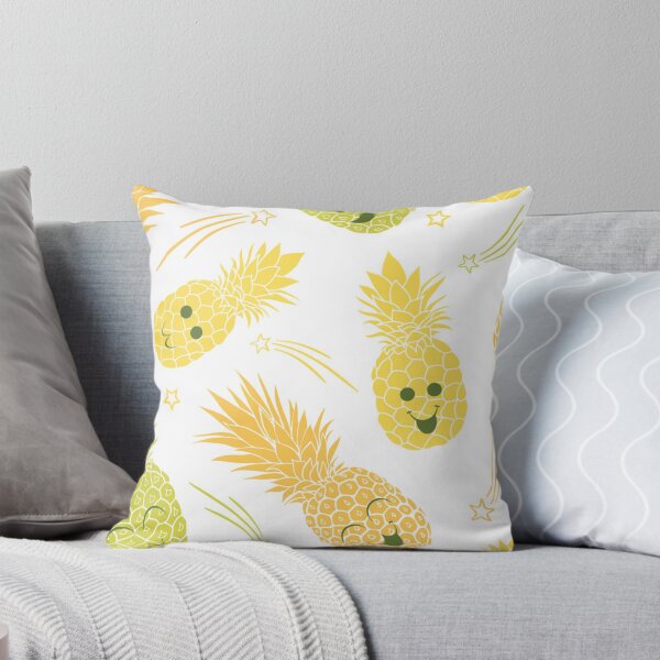 Item preview, Fun pineapple faces seamless designed and sold by Gurshnet68.