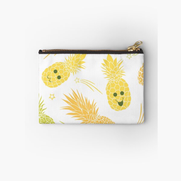 Item preview, Fun pineapple faces seamless designed and sold by Gurshnet68.