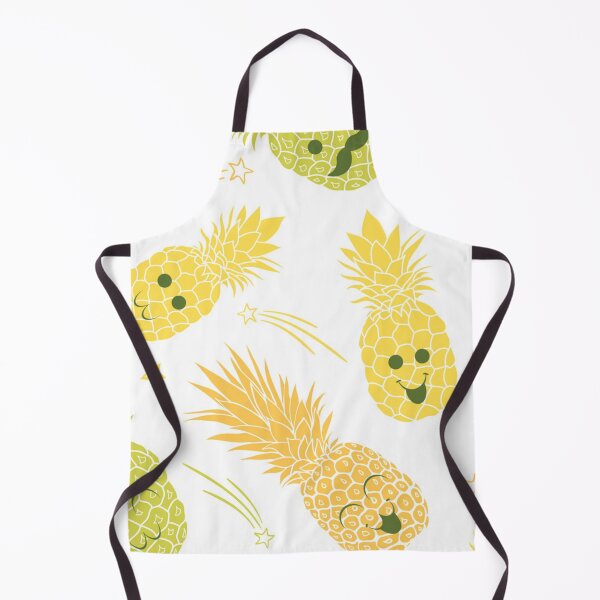 Item preview, Fun pineapple faces seamless designed and sold by Gurshnet68.