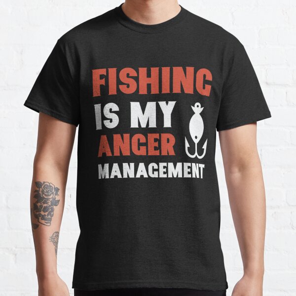 Premium Vector  Fishing is my anger management tshirt design