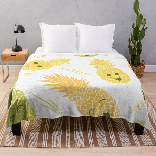 Item preview, Fun pineapple faces seamless designed and sold by Gurshnet68.