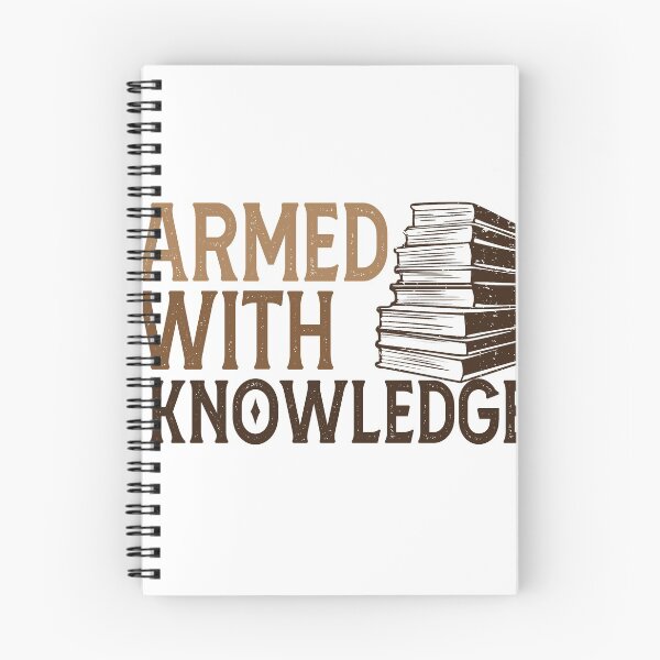 Item preview, Armed With Knowledge, knowledge is power Vintage designed and sold by HStudioPrints.