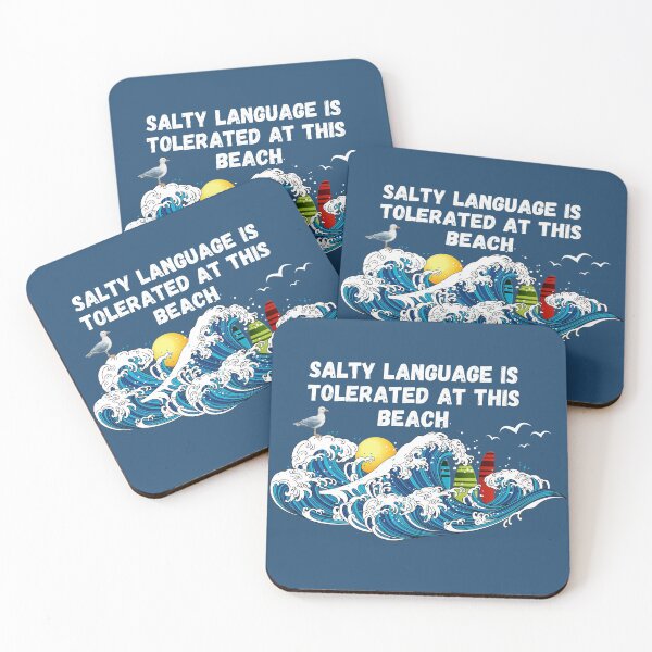 Item preview, Salty language at the beach designed and sold by rocklegends99.