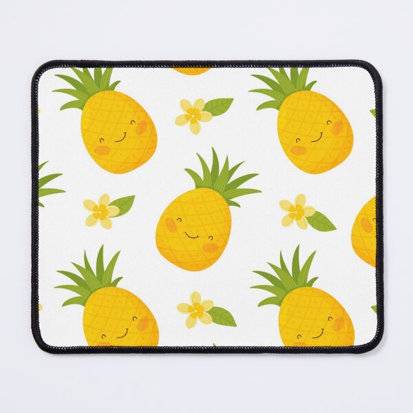 Item preview, Fun pineapple faces seamless designed and sold by Gurshnet68.