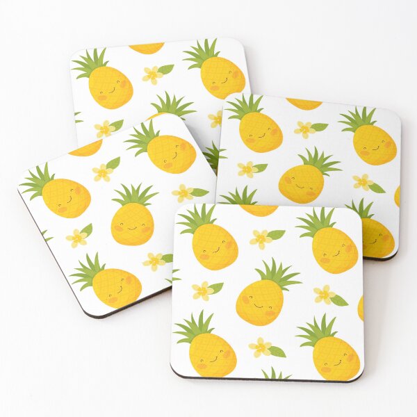 Artikelvorschau, Lustige Ananas-Gesichter nahtlos entworfen und verkauft von Gurshnet68.