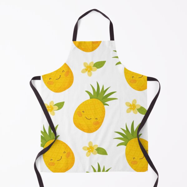 Item preview, Fun pineapple faces seamless designed and sold by Gurshnet68.