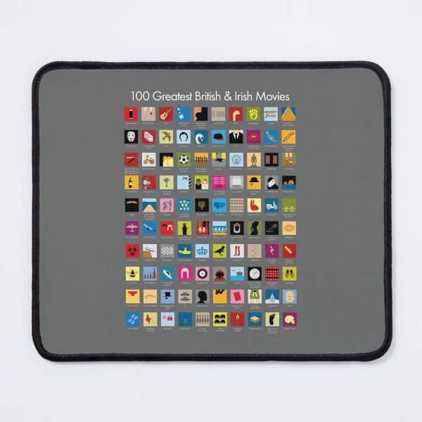 Item preview, 100 Greatest British & Irish Movies Minimalist designed and sold by CharlestonRat.