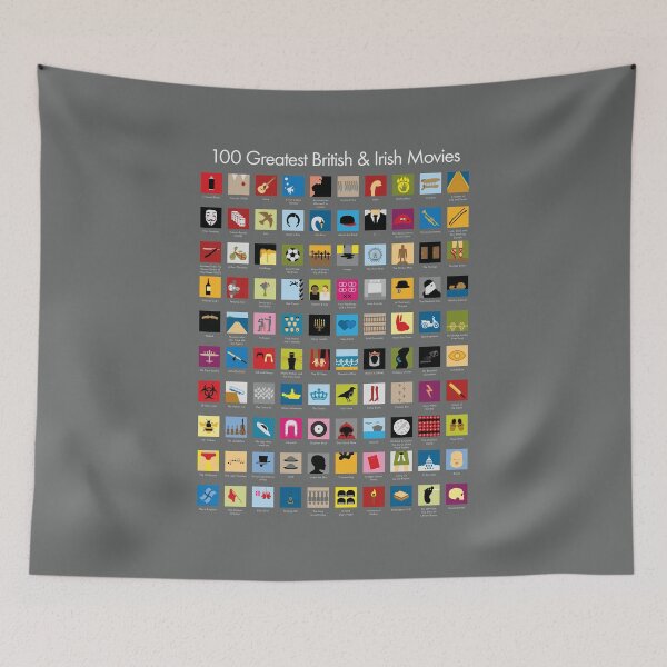 Item preview, 100 Greatest British & Irish Movies Minimalist designed and sold by CharlestonRat.