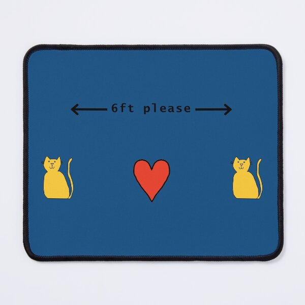 Item preview, Cat says Keep Your Distance For Now designed and sold by ellenhenry.