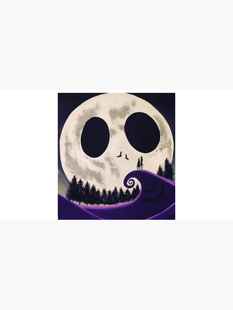 Discover Cute Romantic Jack and Sally Full Moon Ornaments The Nightmare Before Christmas Caps