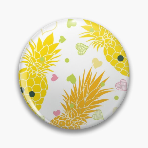 Item preview, Fun pineapple faces seamless designed and sold by Gurshnet68.