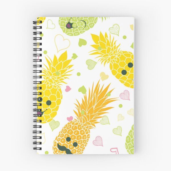 Item preview, Fun pineapple faces seamless designed and sold by Gurshnet68.