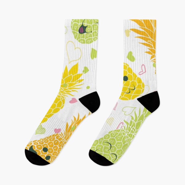 Item preview, Fun pineapple faces seamless designed and sold by Gurshnet68.