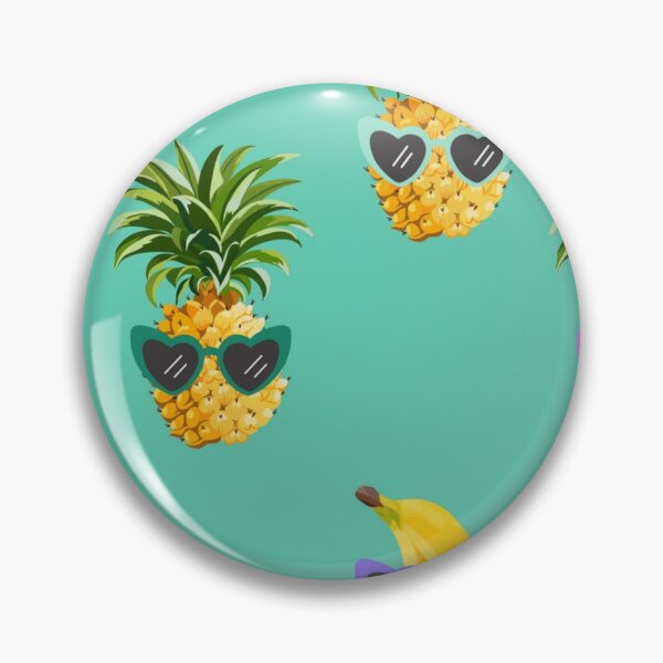Item preview, Fun pineapple faces seamless designed and sold by Gurshnet68.
