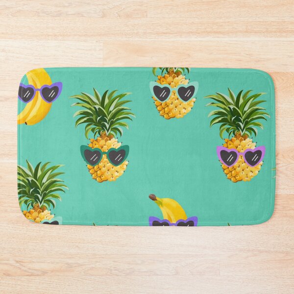 Item preview, Fun pineapple faces seamless designed and sold by Gurshnet68.