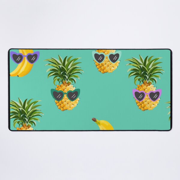 Item preview, Fun pineapple faces seamless designed and sold by Gurshnet68.
