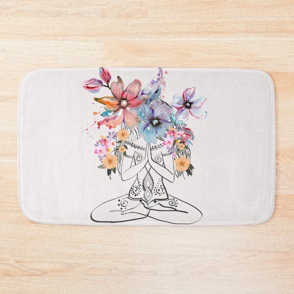 Item preview, Namaste and flowers designed and sold by PatiMN.