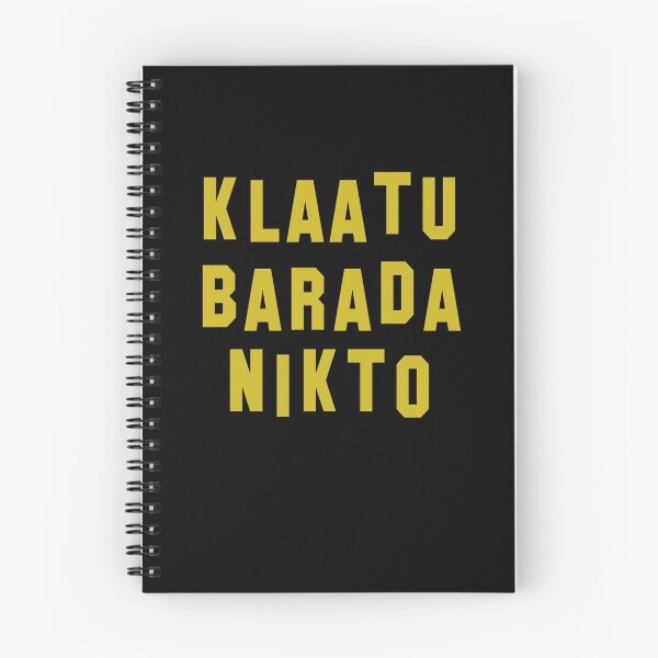 Item preview, Klaatu Barada Nikto designed and sold by Greenbaby.