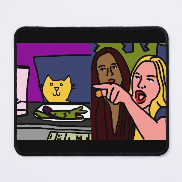 Item preview, Woman Yelling at a Cat Right Funny Memes designed and sold by ellenhenry.