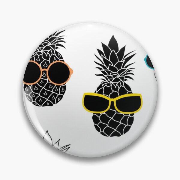 Item preview, Fun pineapple faces seamless designed and sold by Gurshnet68.