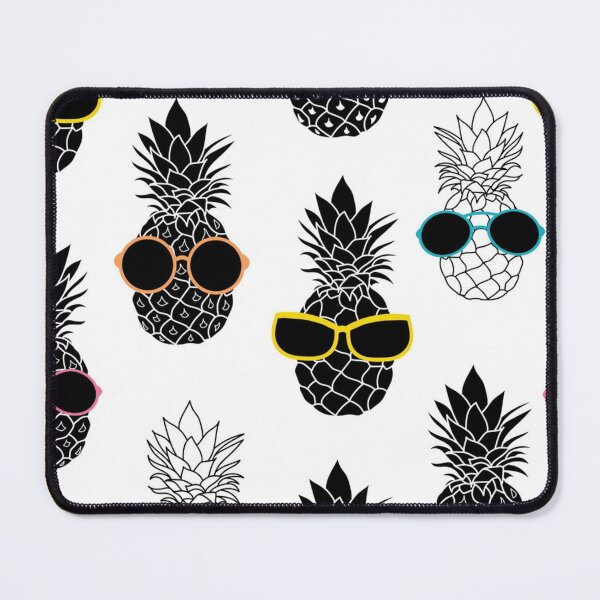 Item preview, Fun pineapple faces seamless designed and sold by Gurshnet68.