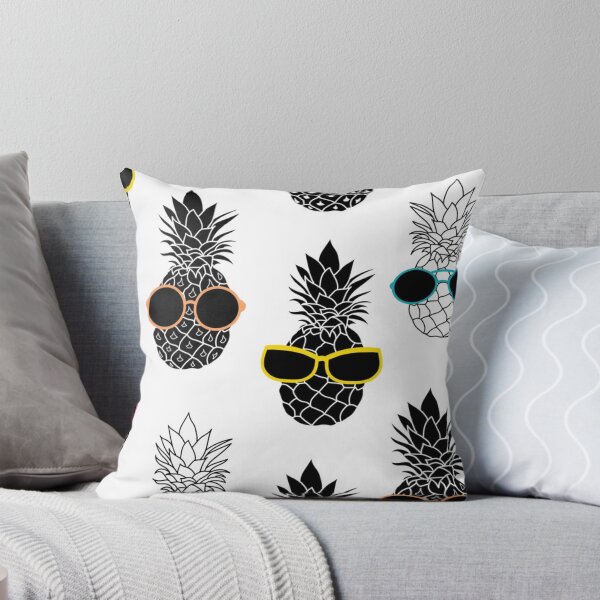 Item preview, Fun pineapple faces seamless designed and sold by Gurshnet68.